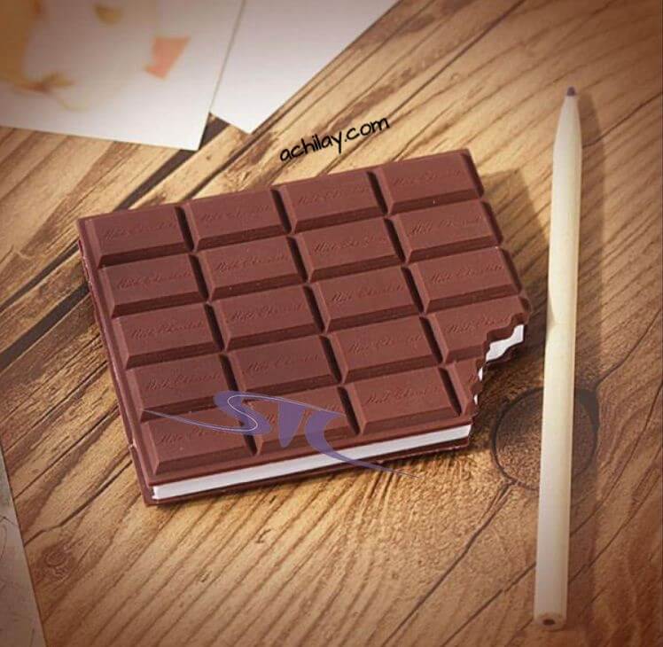 دفترچه یادداشت طرح شکلات
